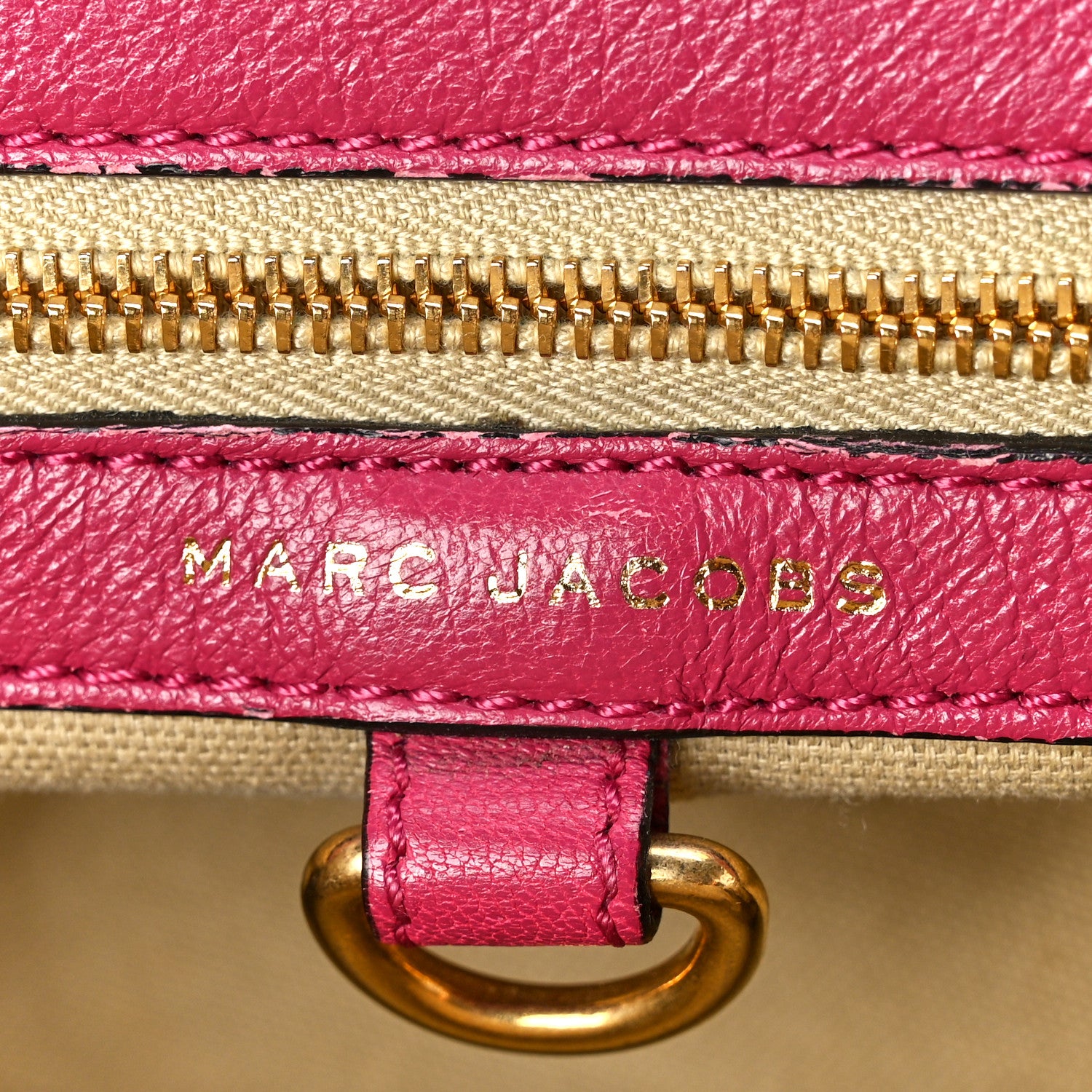 Marc Jacobs Calfskin Quilted Leather Stam Bag Pink 6 of 13