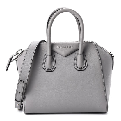 Givenchy Sugar Goatskin Mini Antigona Pearl Grey 1 of 10
