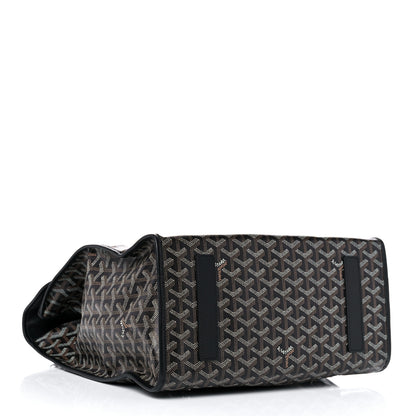 Goyard Goyardine Saint Leger Soft Briefcase Backpack Black 4 of 9