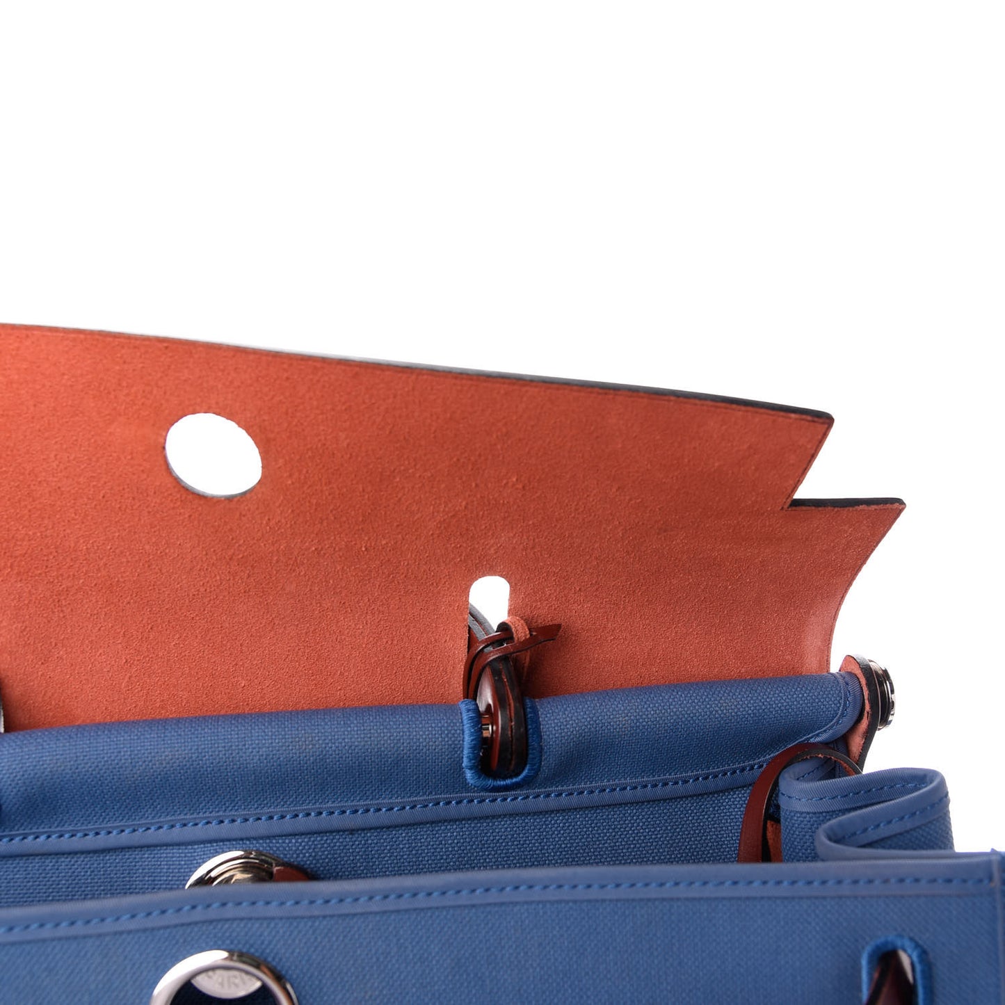 Toile Vache Hunter Herbag Zip 39 MM Bleu Orage Rouge H