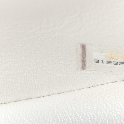 Chanel Iridescent Caviar Quilted Mini Top Handle Rectangular Flap White 9 of 10