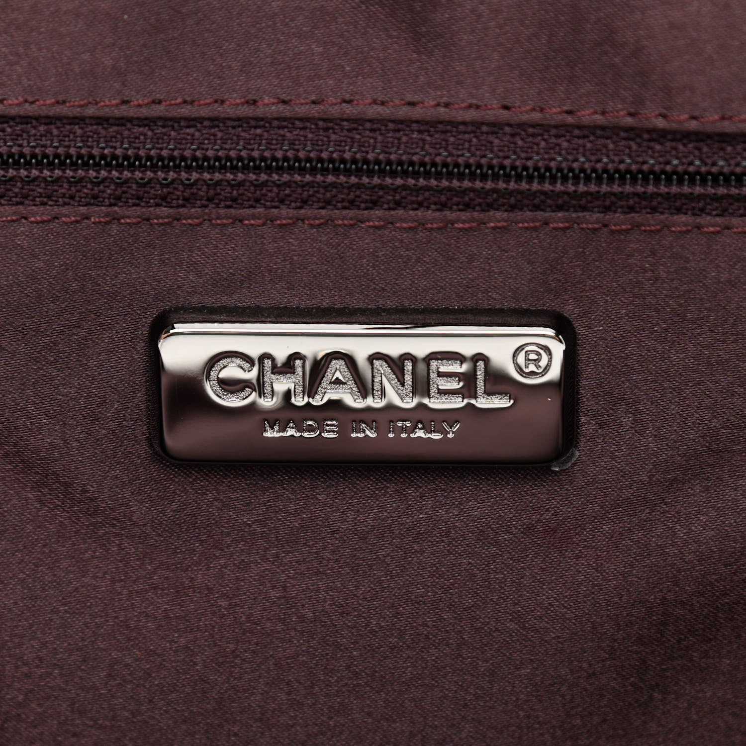 Chanel Lambskin Embroidered Frame Bag Purple 6 of 10