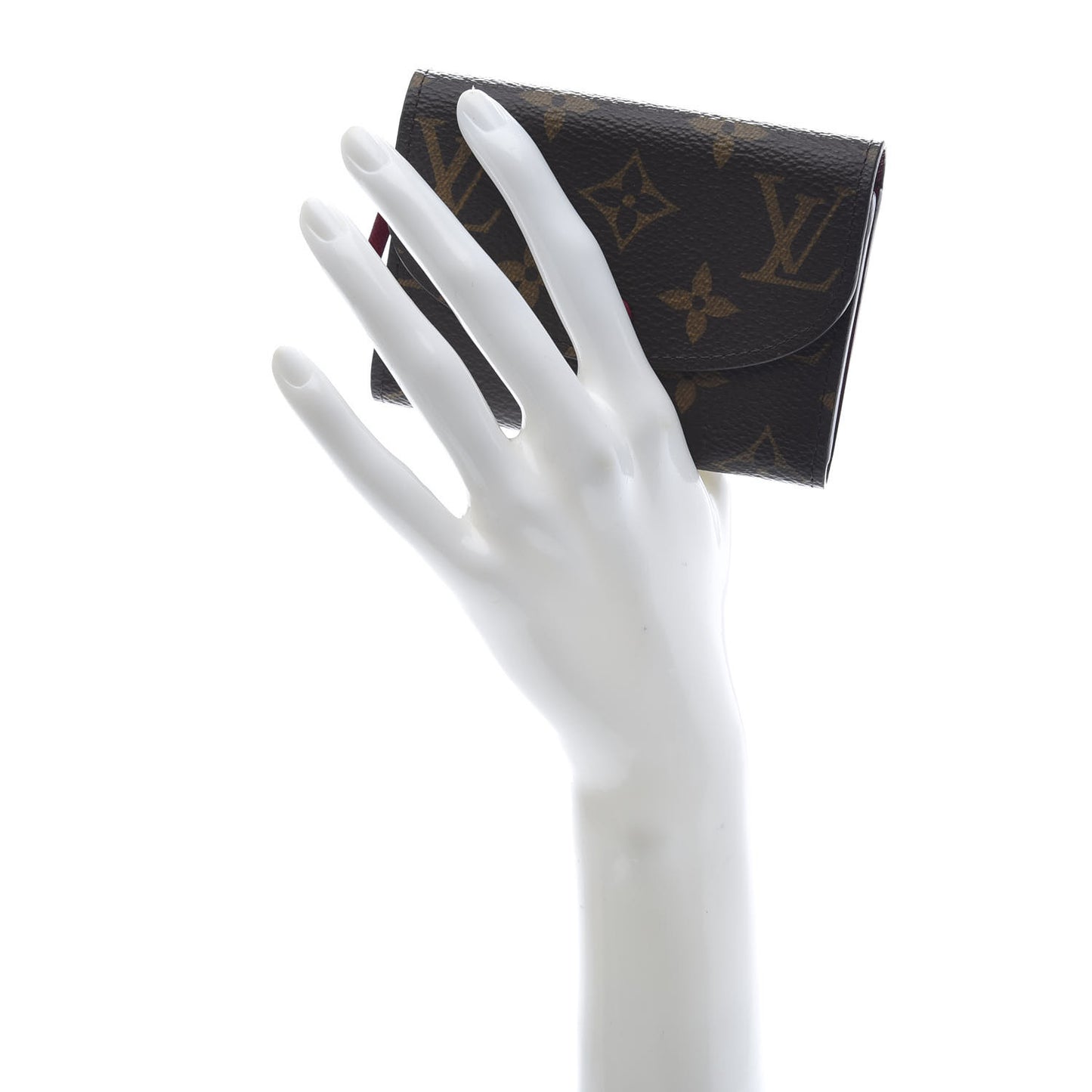 Monogram Rosalie Coin Purse Fuchsia
