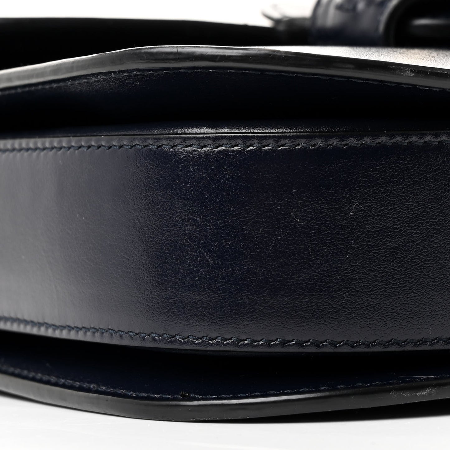 Calfskin Velvet Web Horsebit 1955 Shoulder Bag Blue
