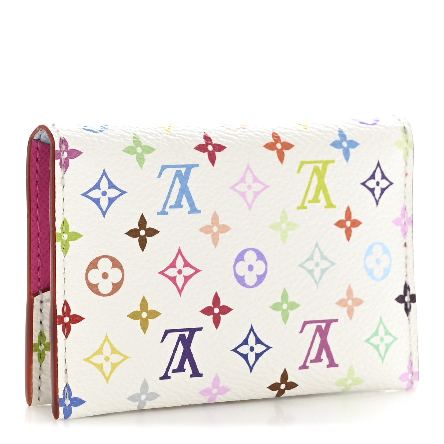 Louis Vuitton LV X TM Monogram Multicolor Slim Card Holder White 3 of 7
