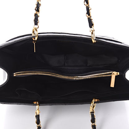 Chanel Caviar Quilted XL Grand Shopping Tote GST Black 5 of 9