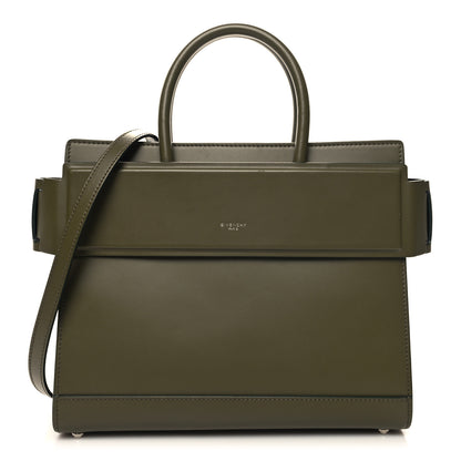 Givenchy Smooth Calfskin Small Horizon Satchel Khaki 1 of 8