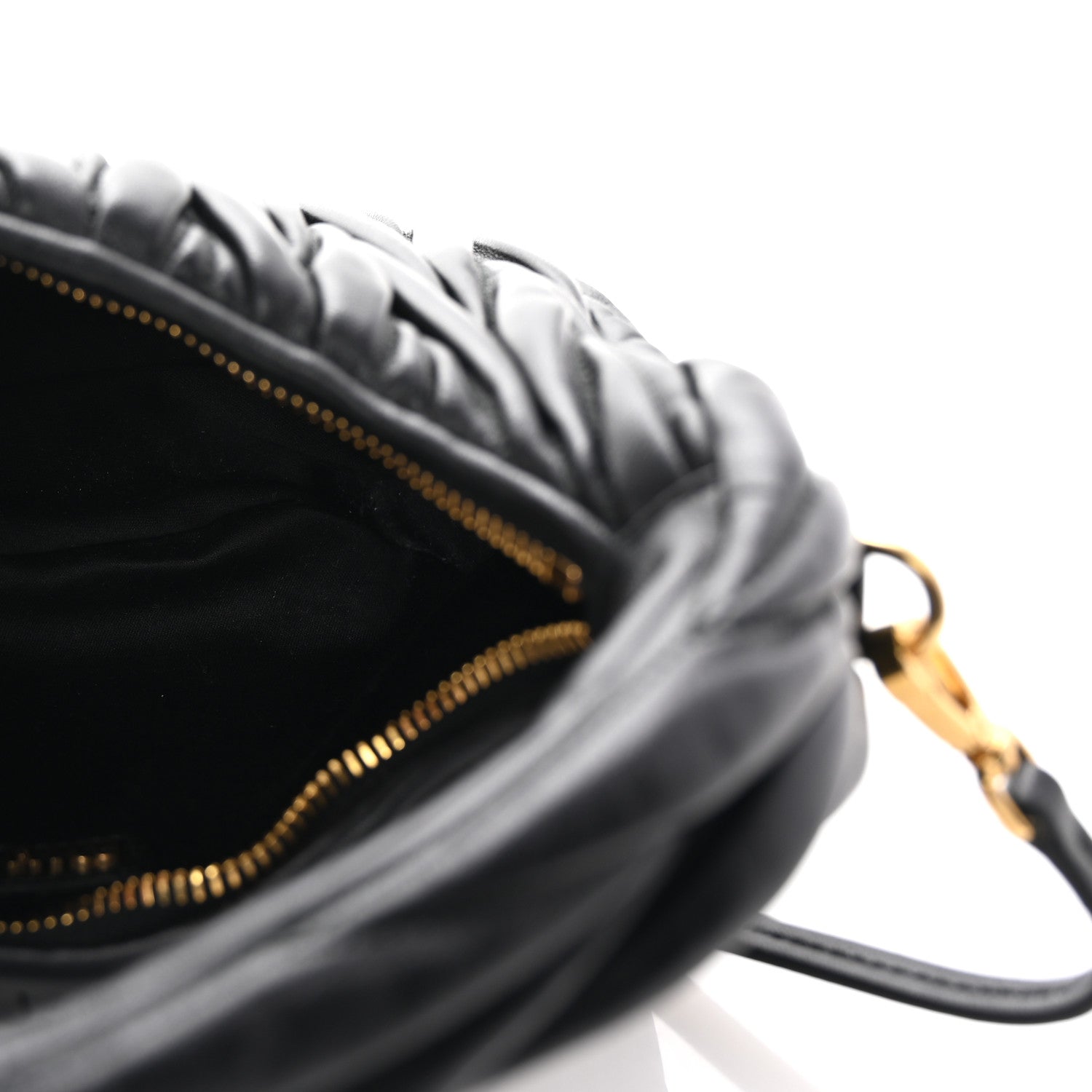 Miu Miu Nappa Matelasse Small Wander Hobo Black 5 of 10