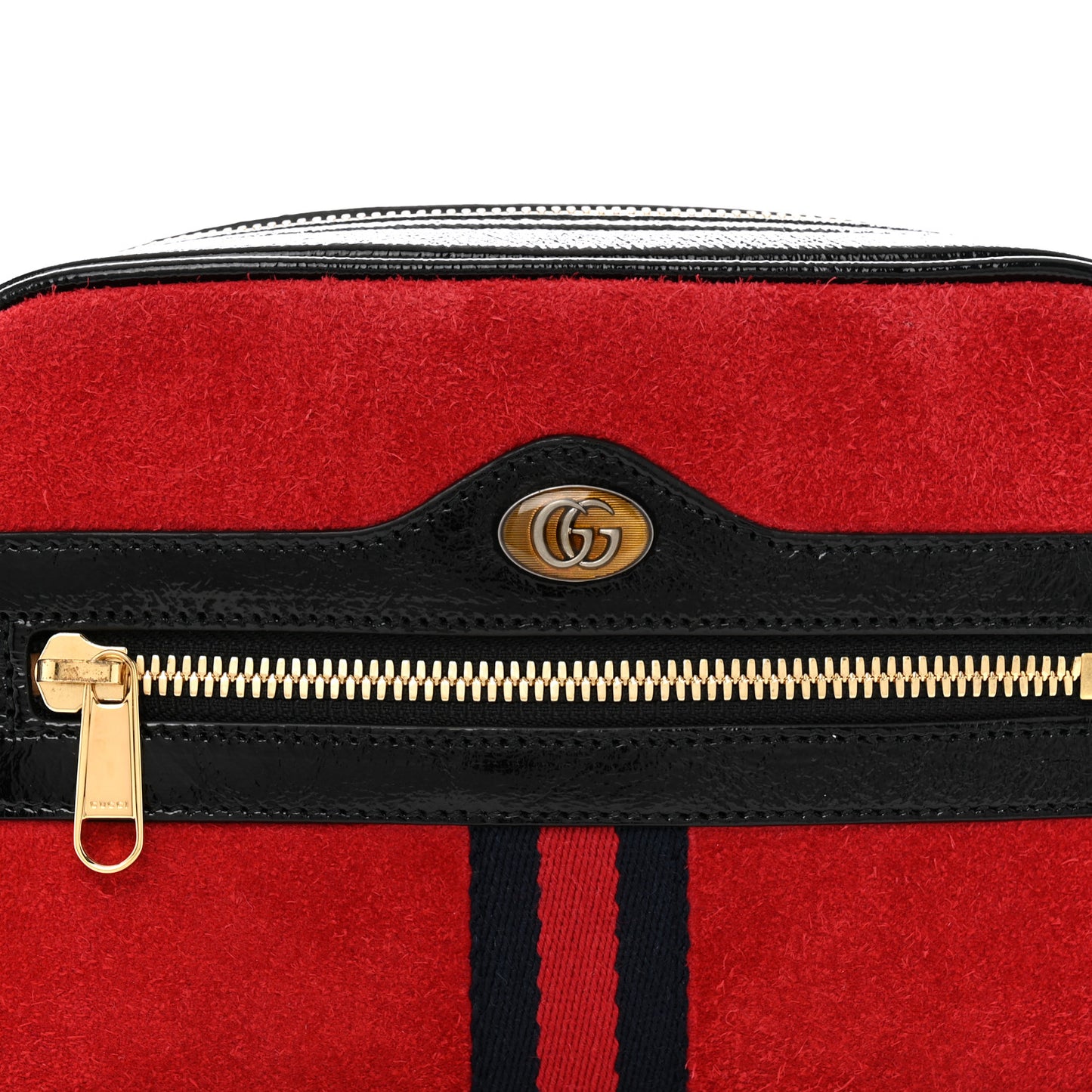 Suede Small Ophidia Belt Bag 95 38 Hibiscus Red