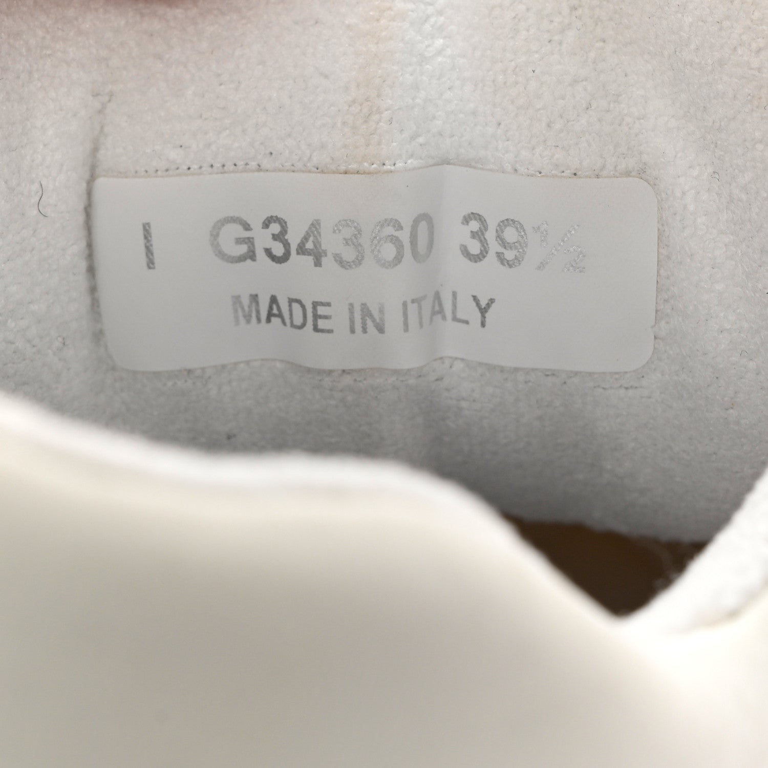 Chanel Suede Calfskin Fabric CC Sneakers 39.5 White 6 of 8