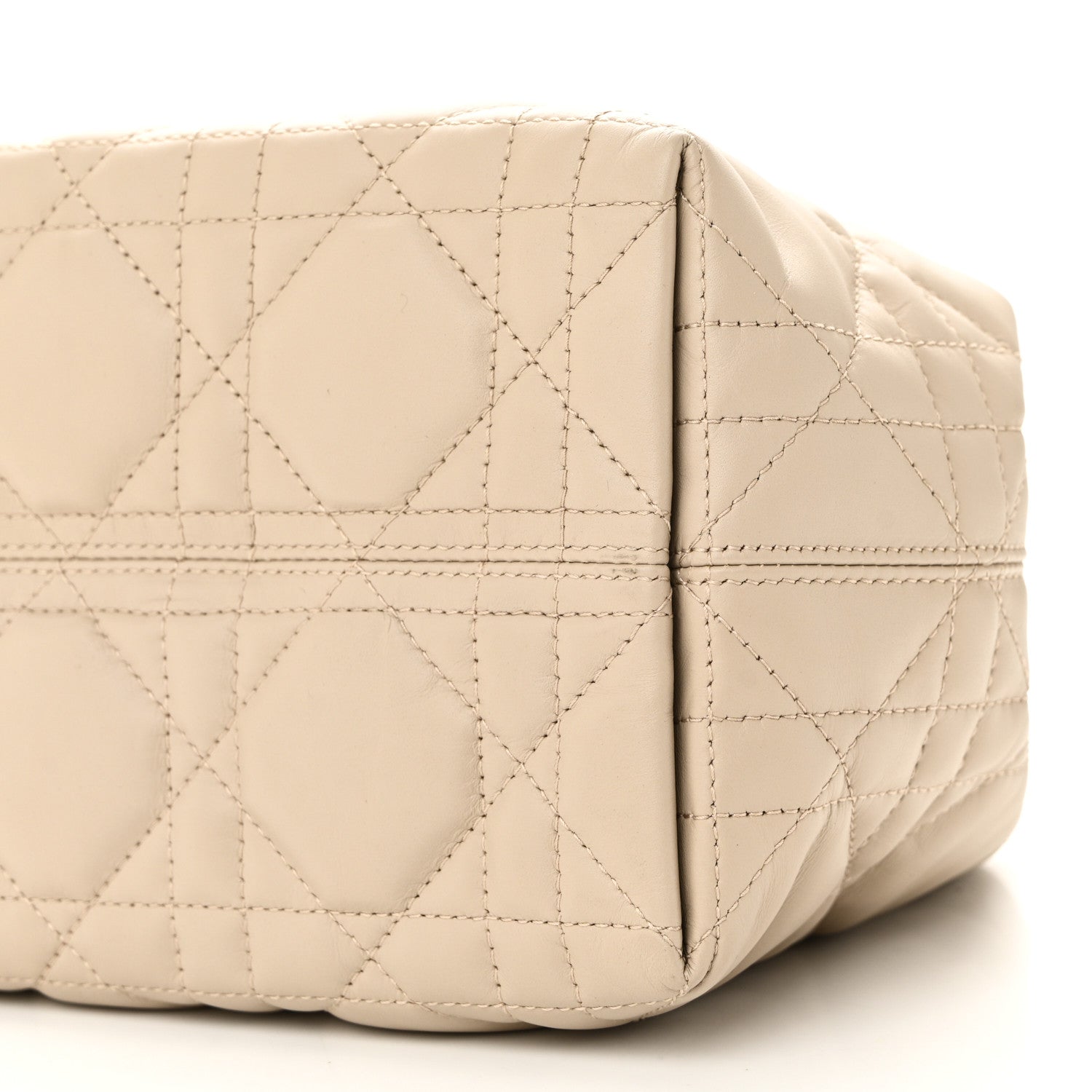 Christian Dior Calfskin Macrocannage Small Toujours Tan 10 of 10