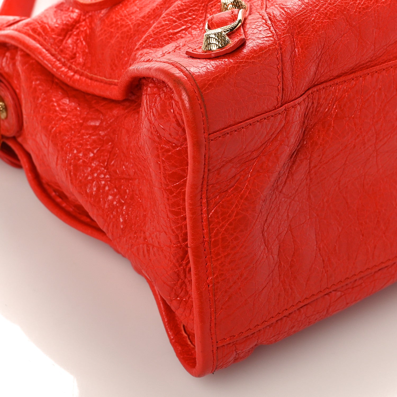 Balenciaga Agneau Giant 12 Gold Hardware City Rouge Cardinal 7 of 8