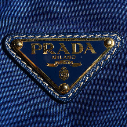 Prada Saffiano Tessuto Nylon Tote Bleuette 3 of 11