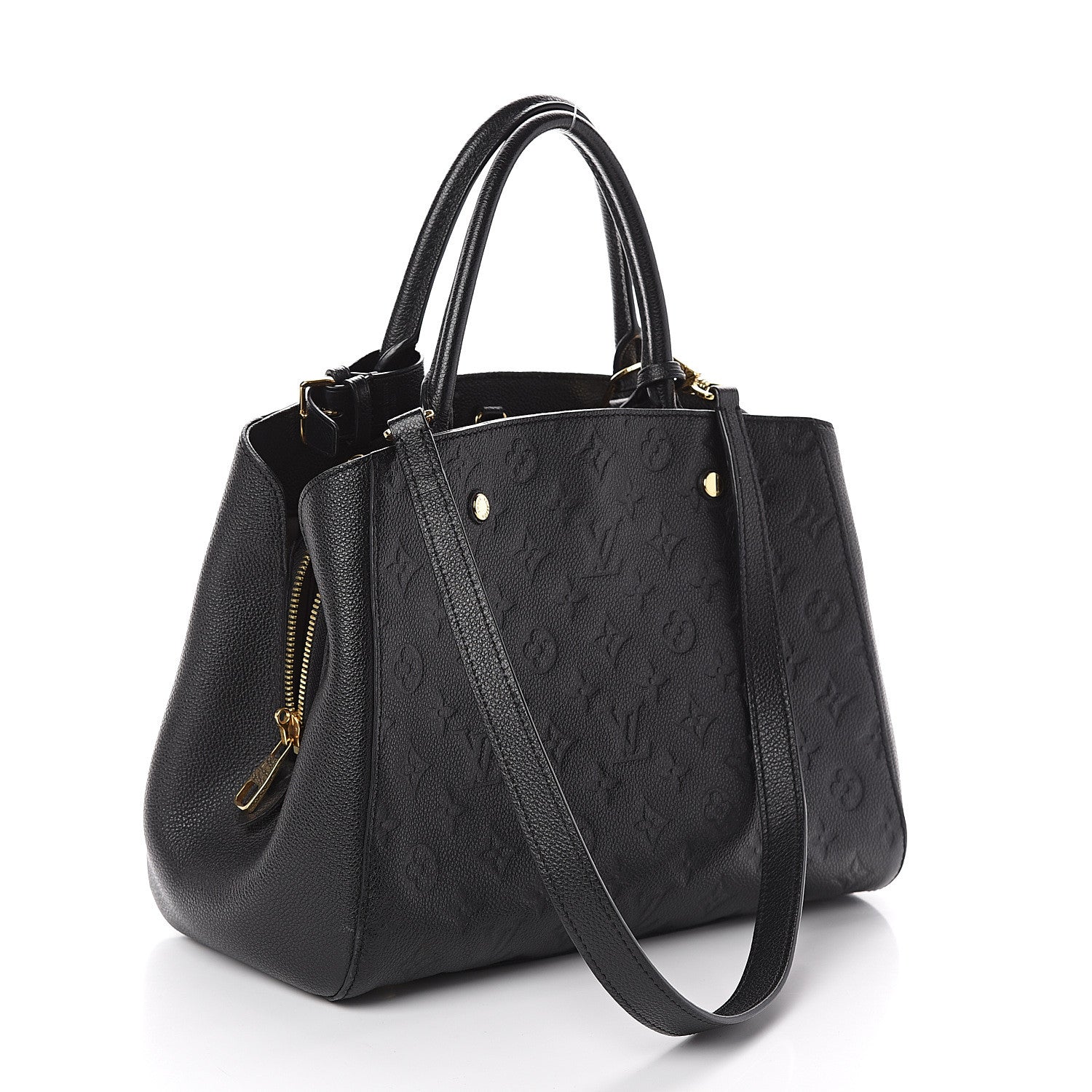 Louis Vuitton Empreinte Montaigne MM Black 2 of 8