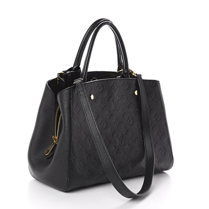 Louis Vuitton Empreinte Montaigne MM Black 2 of 8