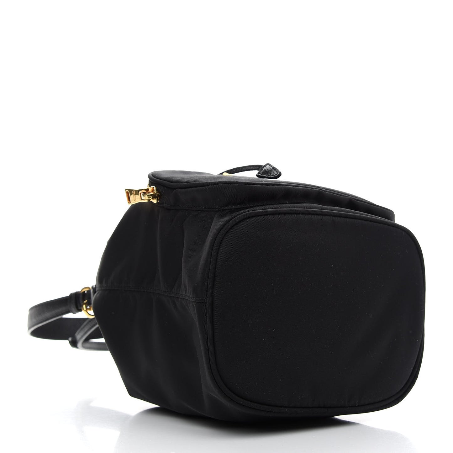 Re-Nylon Duet Drawstring Shoulder Bag Black