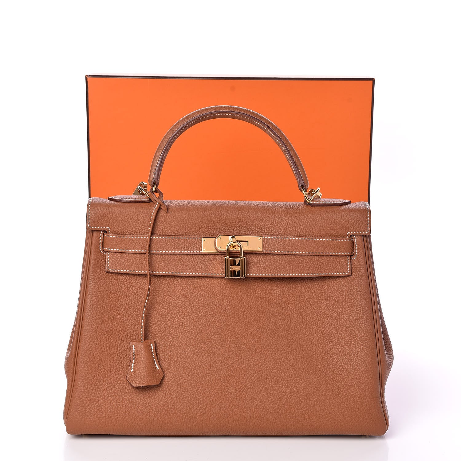 Hermes Togo Kelly Retourne 32 Gold 36 of 36