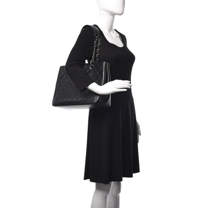 Chanel Caviar Quilted Grand Shopping Tote GST Black 2 of 9
