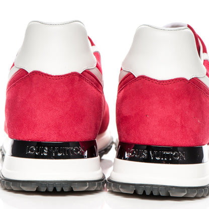 Louis Vuitton Nubuck Suede Run Away Sneakers 36 Framboise 6 of 7