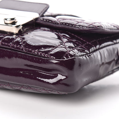 Christian Dior Patent Cannage Mini New Lock Purple 11 of 11