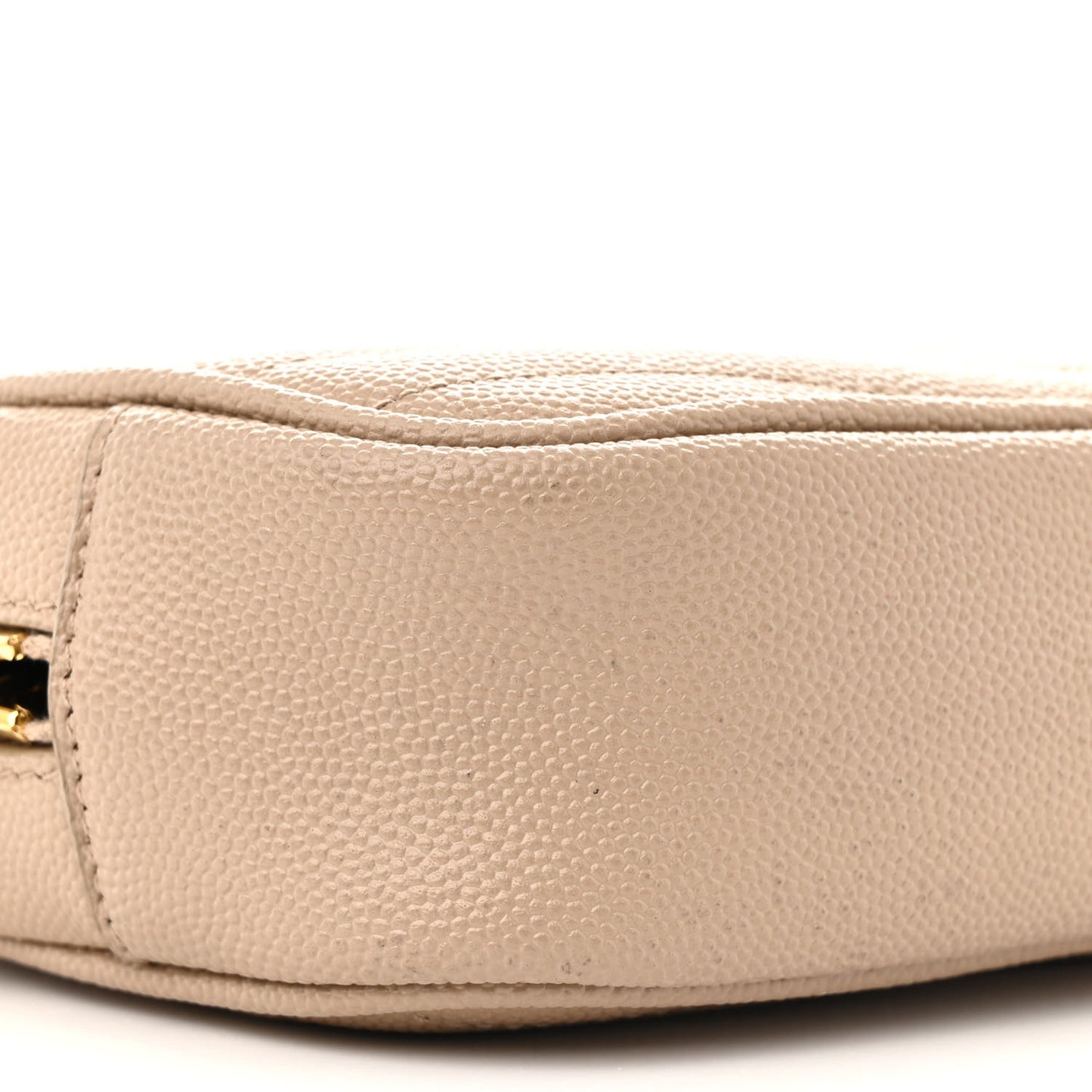 Grain De Poudre Matelasse Monogram Mini Lou Camera Bag Dark Beige