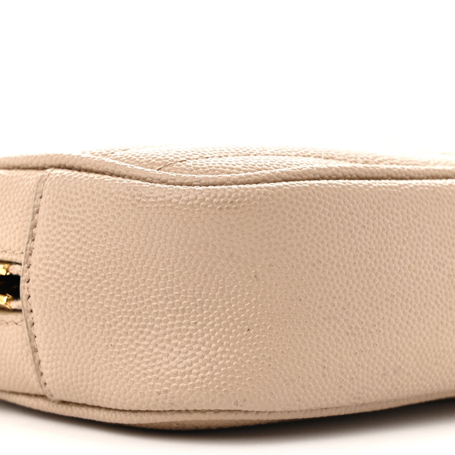 Saint Laurent Grain De Poudre Matelasse Monogram Mini Lou Camera Bag Dark Beige 9 of 13