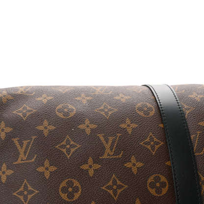 Louis Vuitton Monogram Macassar Keepall Bandouliere 45 14 of 16
