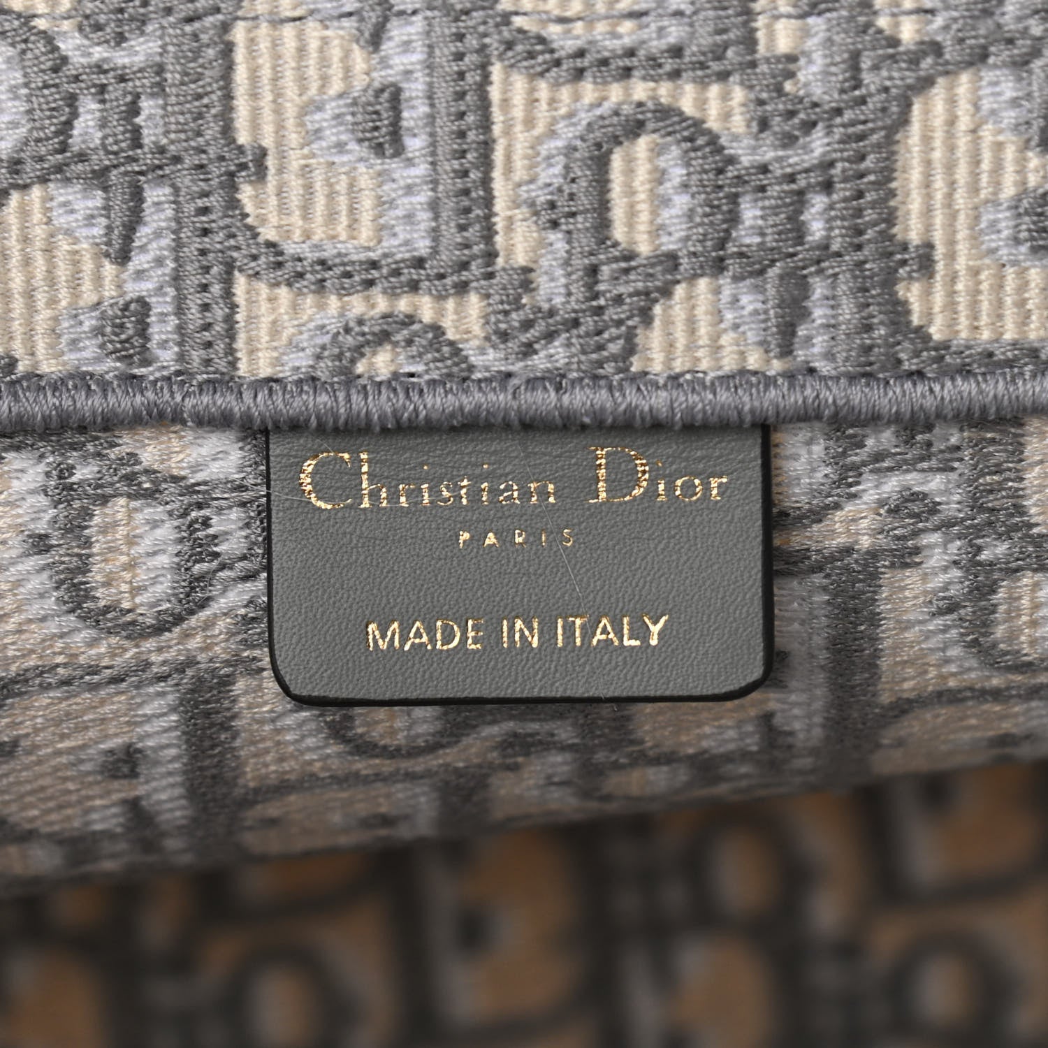 Christian Dior Oblique Medium Book Tote Grey 6 of 9