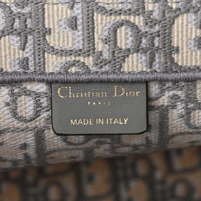 Christian Dior Oblique Medium Book Tote Grey 6 of 9