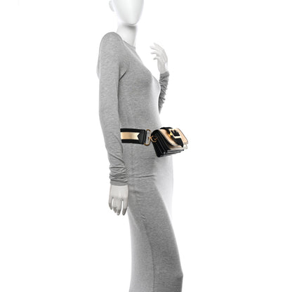 Burberry Metallic Calfskin Small Madison Buckle Bag Gold 2 of 15