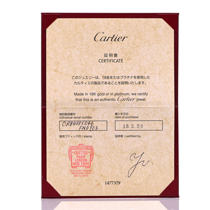 Cartier 18K Yellow Gold 3.5mm LOVE Wedding Band Ring 46 3.75 5 of 5