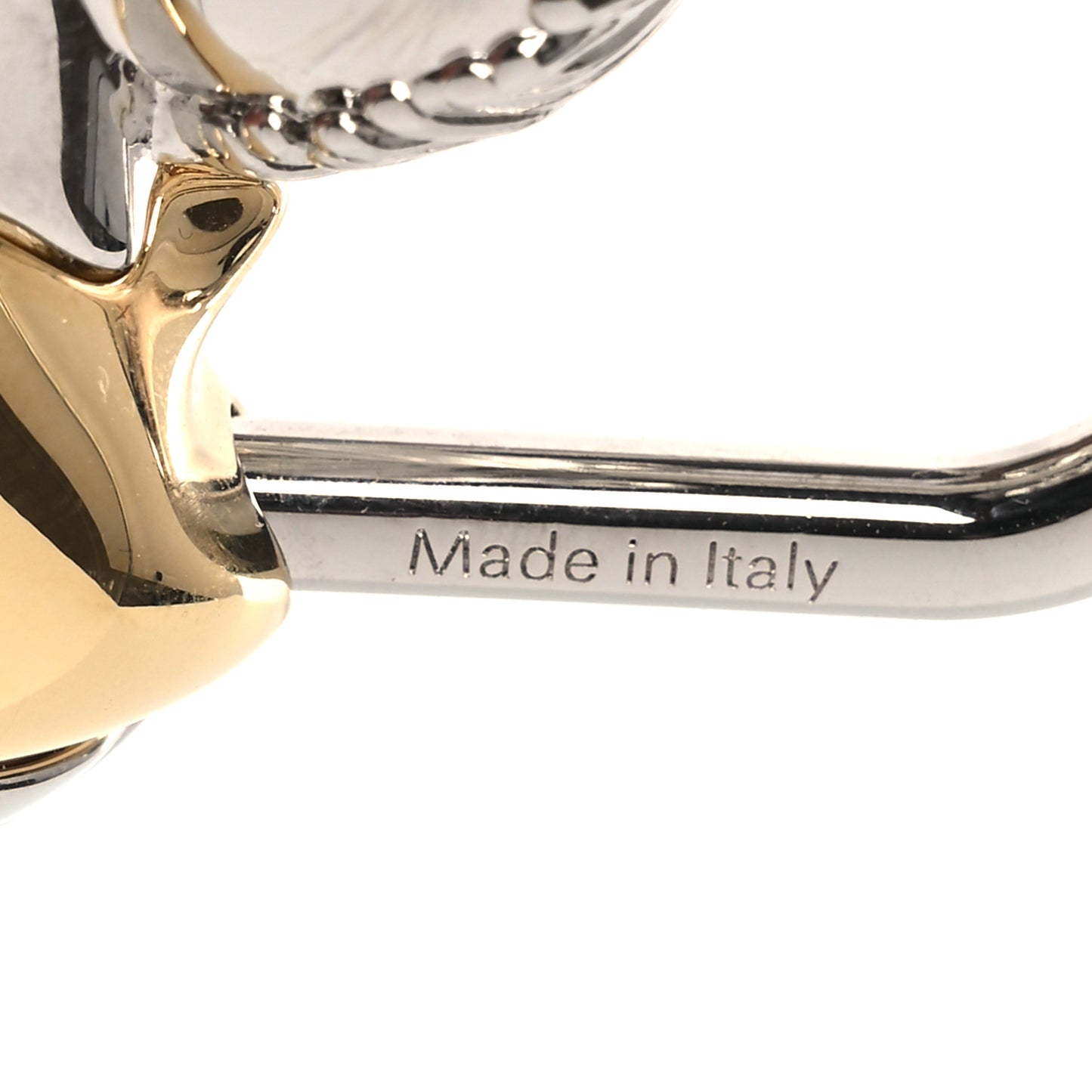 Metal Horse Lock Charm Silver Gold