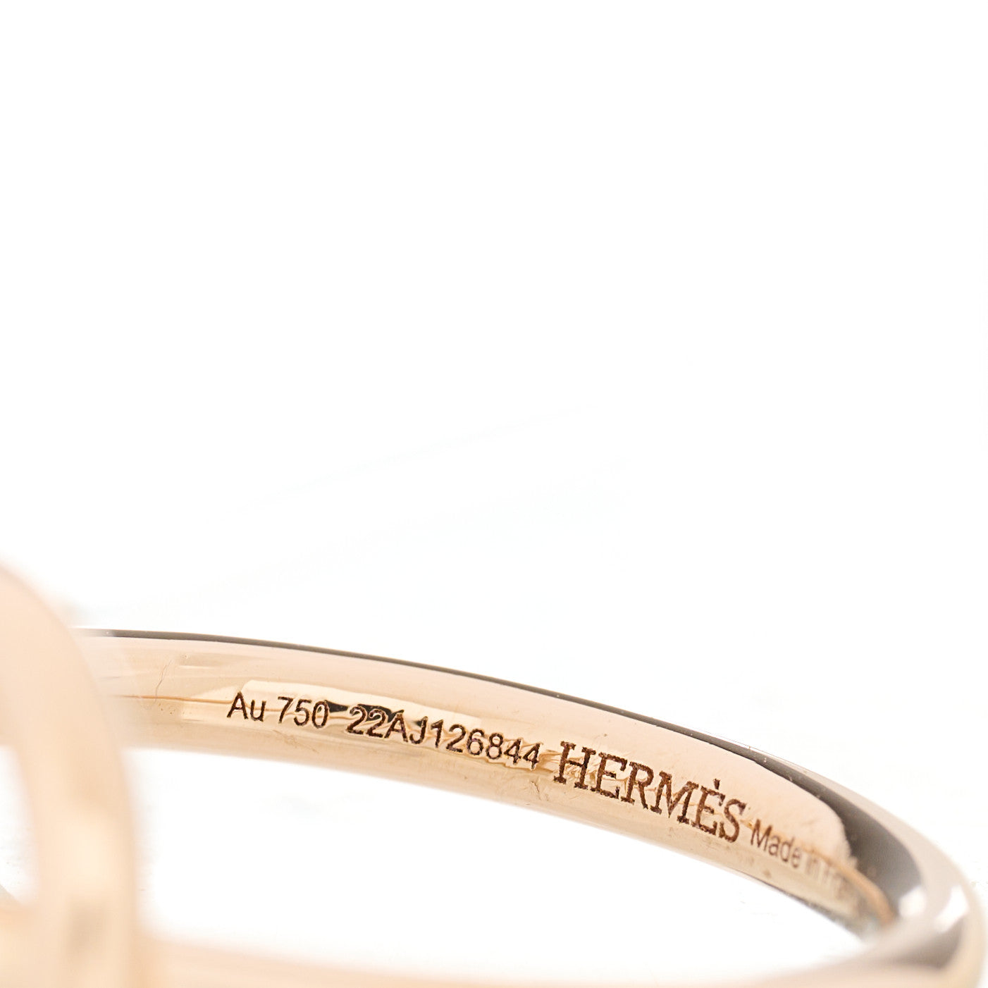18K Rose Gold PM Echappee Ring 52 6
