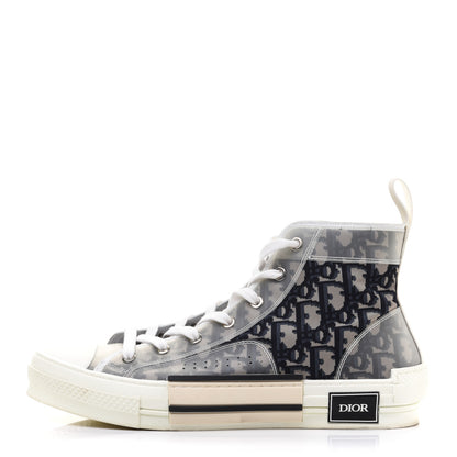 Christian Dior Technical Canvas Oblique Pixel Mens B23 High Top Sneakers 42 White 1 of 9