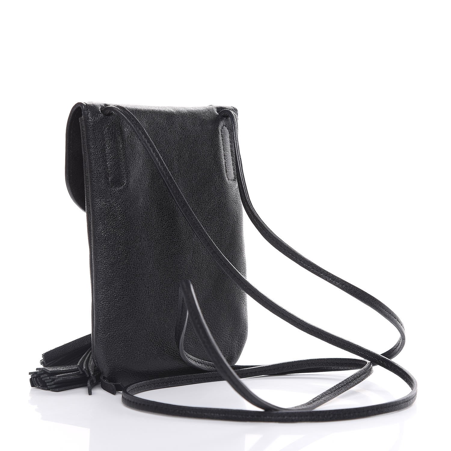 Saint Laurent Sheepskin Studded Toy Anita Crossbody Black 3 of 10