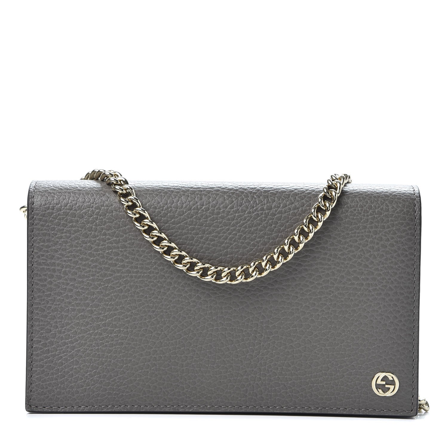 Gucci Dollar Calfskin Medium Betty Chain Wallet Loess 1 of 10