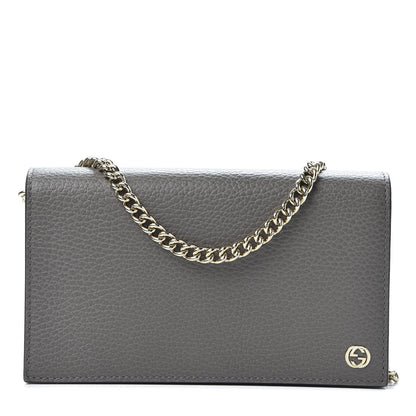 Gucci Dollar Calfskin Medium Betty Chain Wallet Loess 1 of 10