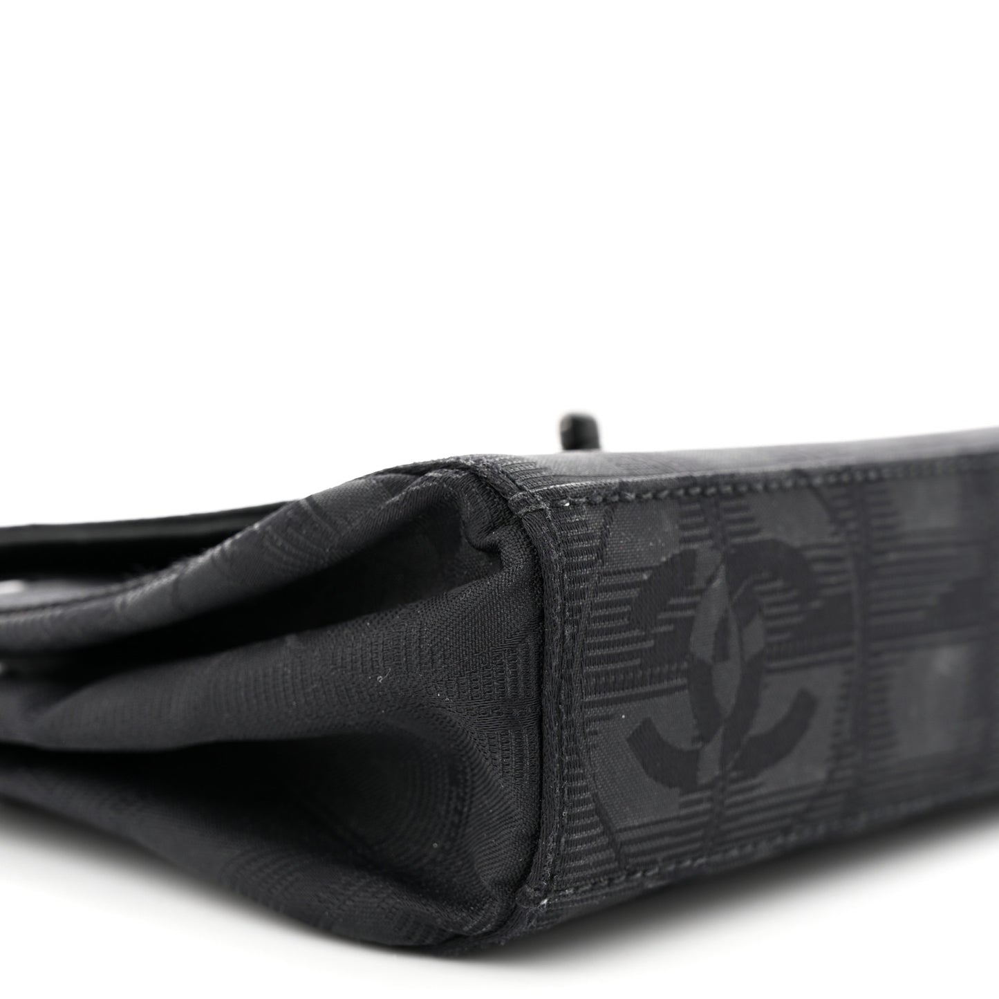 Nylon Mini Travel Accordion Flap Black