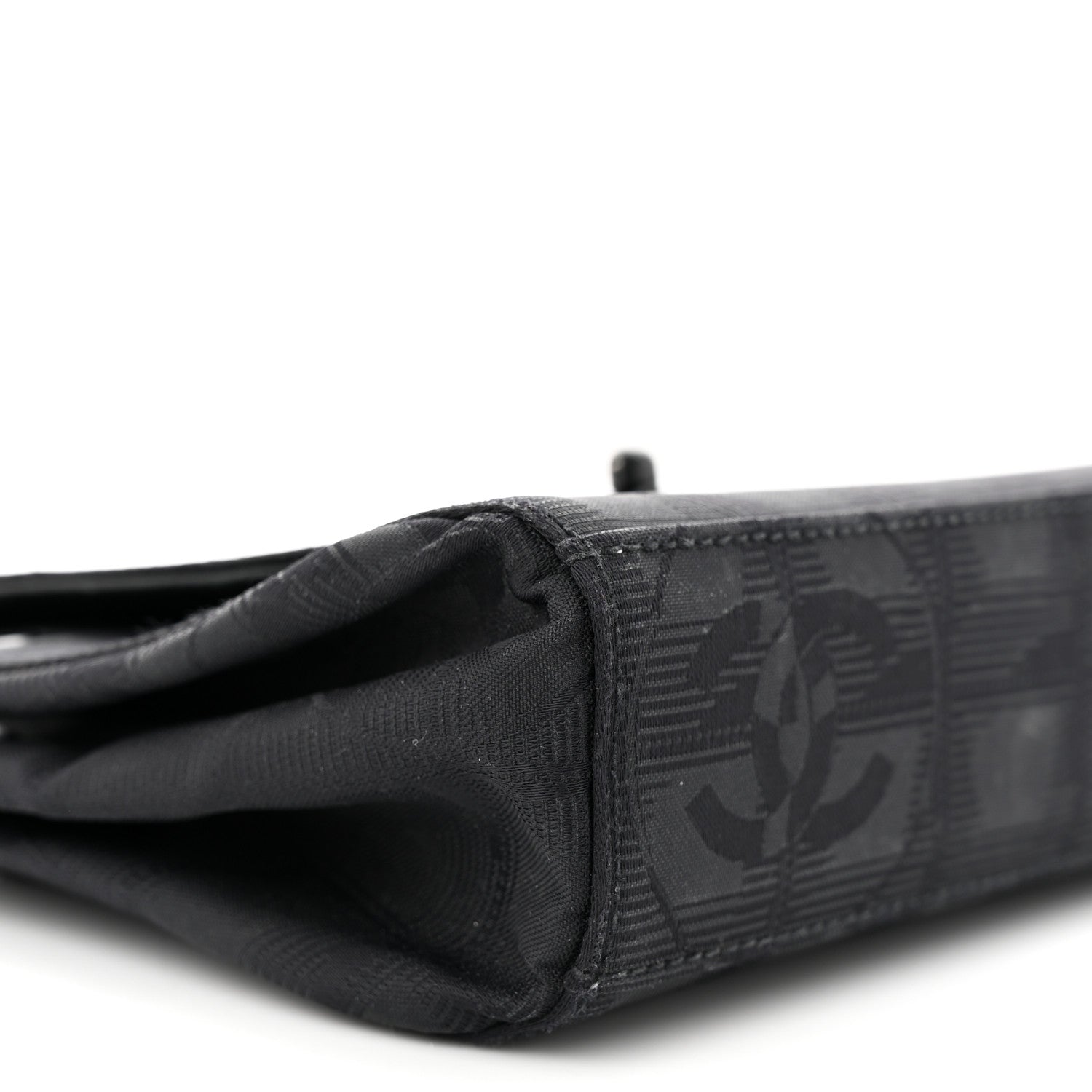 Chanel Nylon Mini Travel Accordion Flap Black 9 of 13