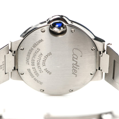 Cartier Stainless Steel 33mm Ballon Bleu De Cartier Automatic Watch 4 of 4