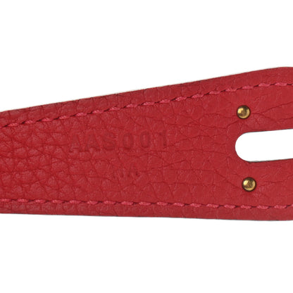 Hermes Taurillon Clemence Lindy 30 Rouge Casaque 7 of 11