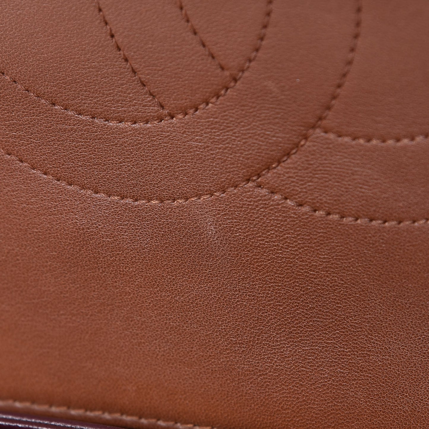 Lambskin Quilted Jumbo Coco Vintage Flap Brown