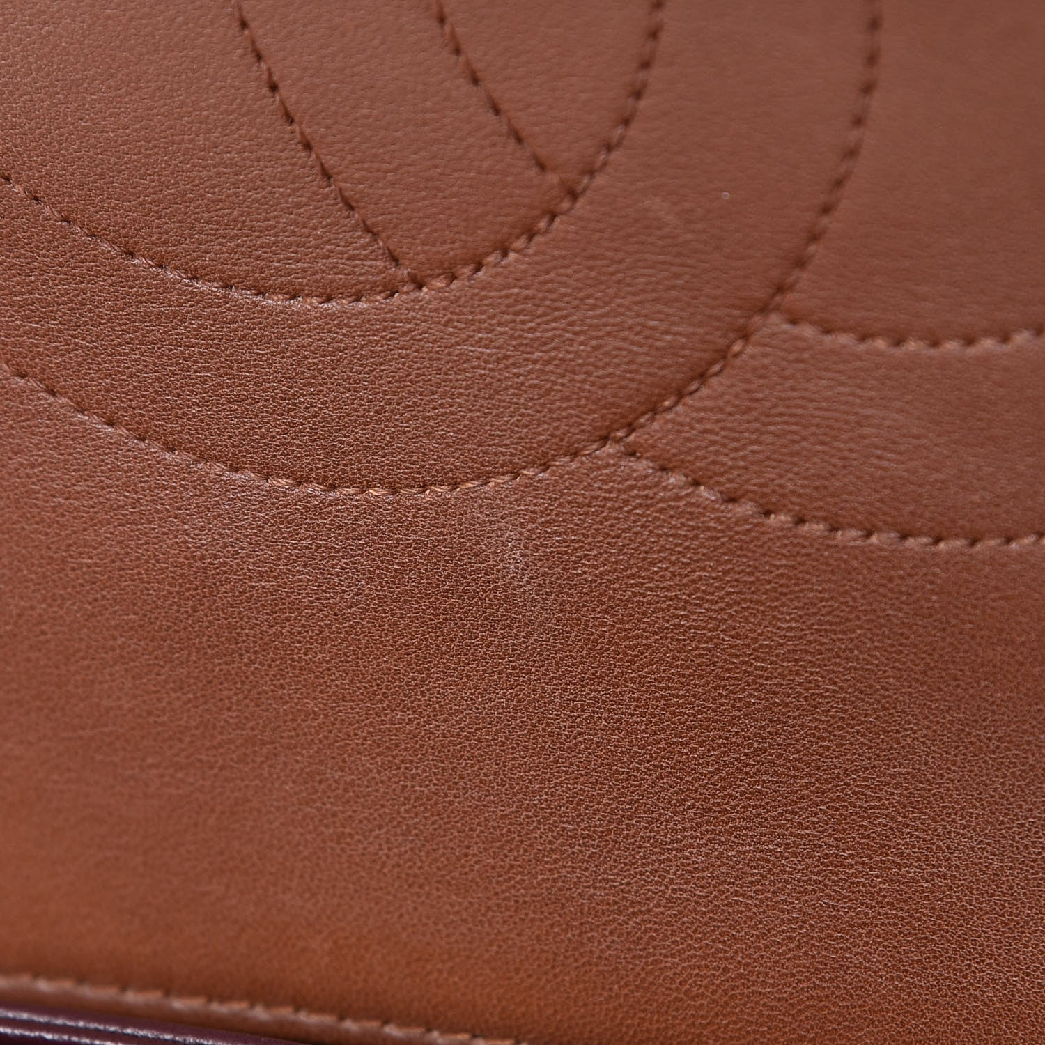 Chanel Lambskin Quilted Jumbo Coco Vintage Flap Brown 9 of 12