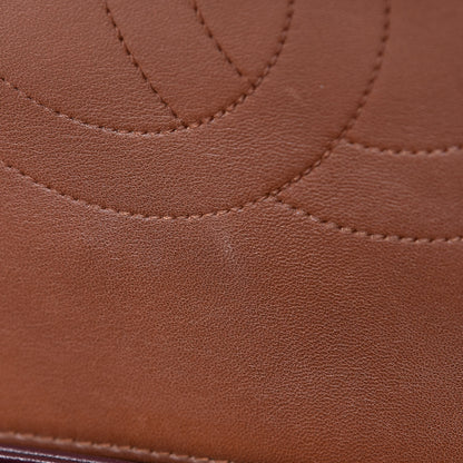 Chanel Lambskin Quilted Jumbo Coco Vintage Flap Brown 9 of 12