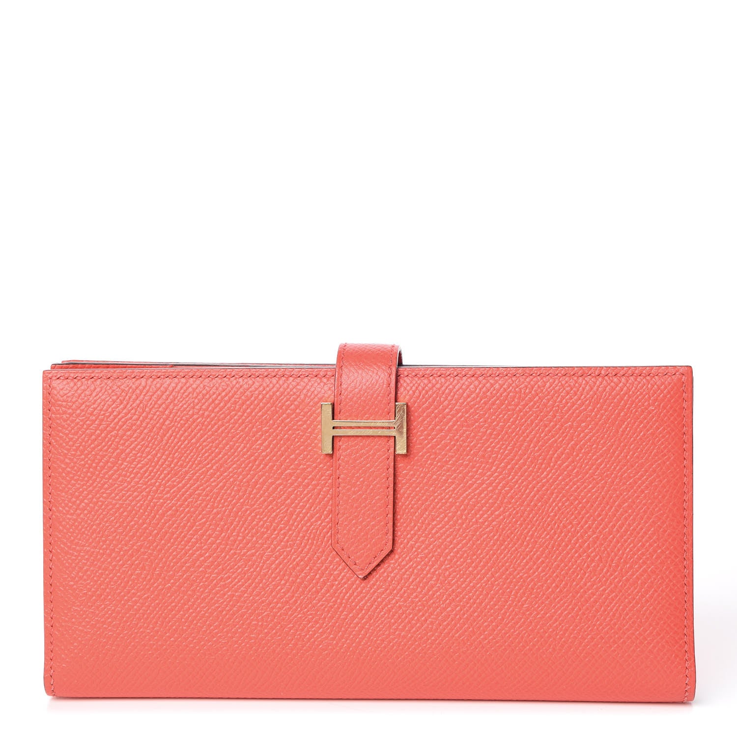 Hermes Epsom Bearn Gusset Wallet Rose Jaipur 1 of 8