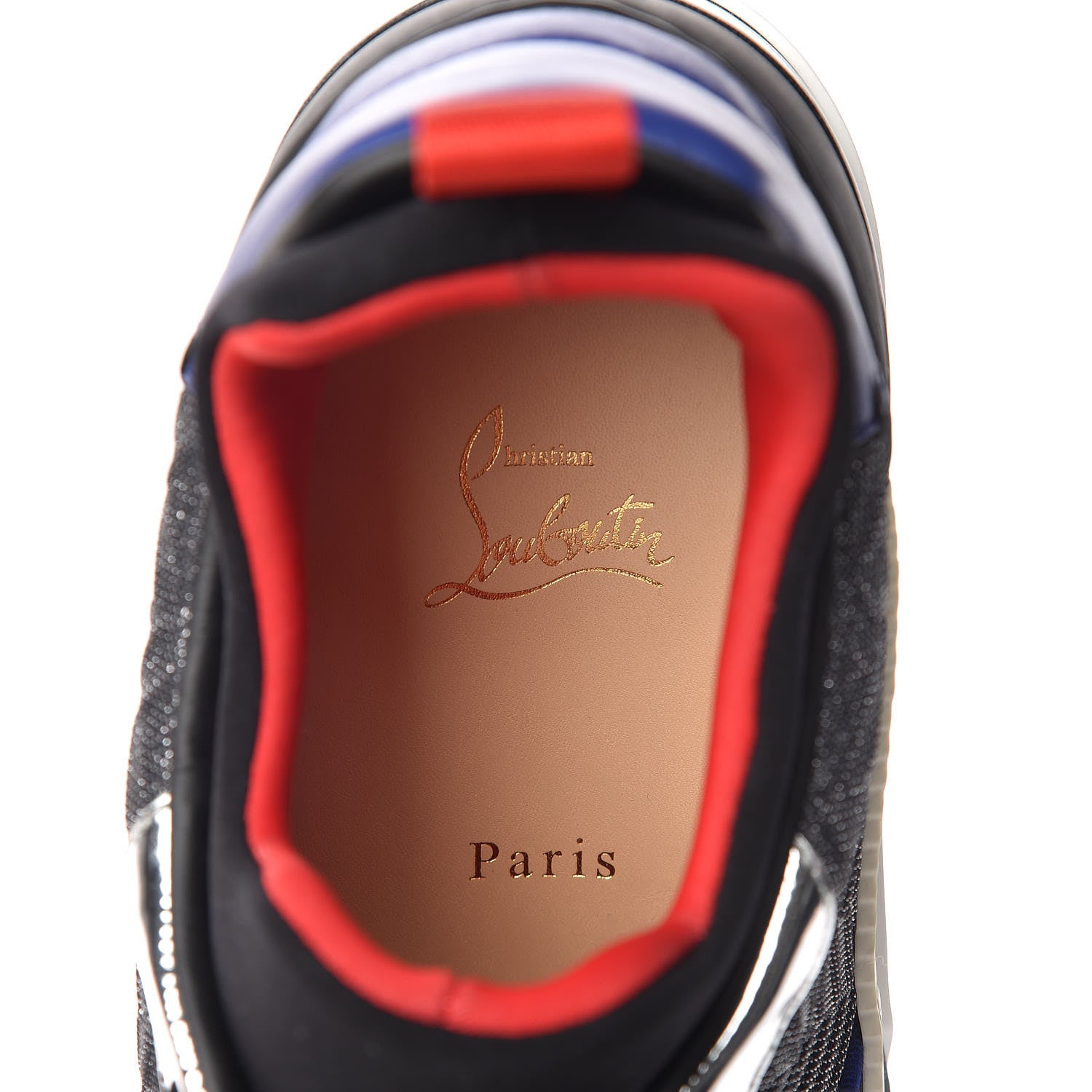Christian Louboutin Calfskin Mesh Mens Aurelien Flat Sneakers 41 Multi 9 of 11