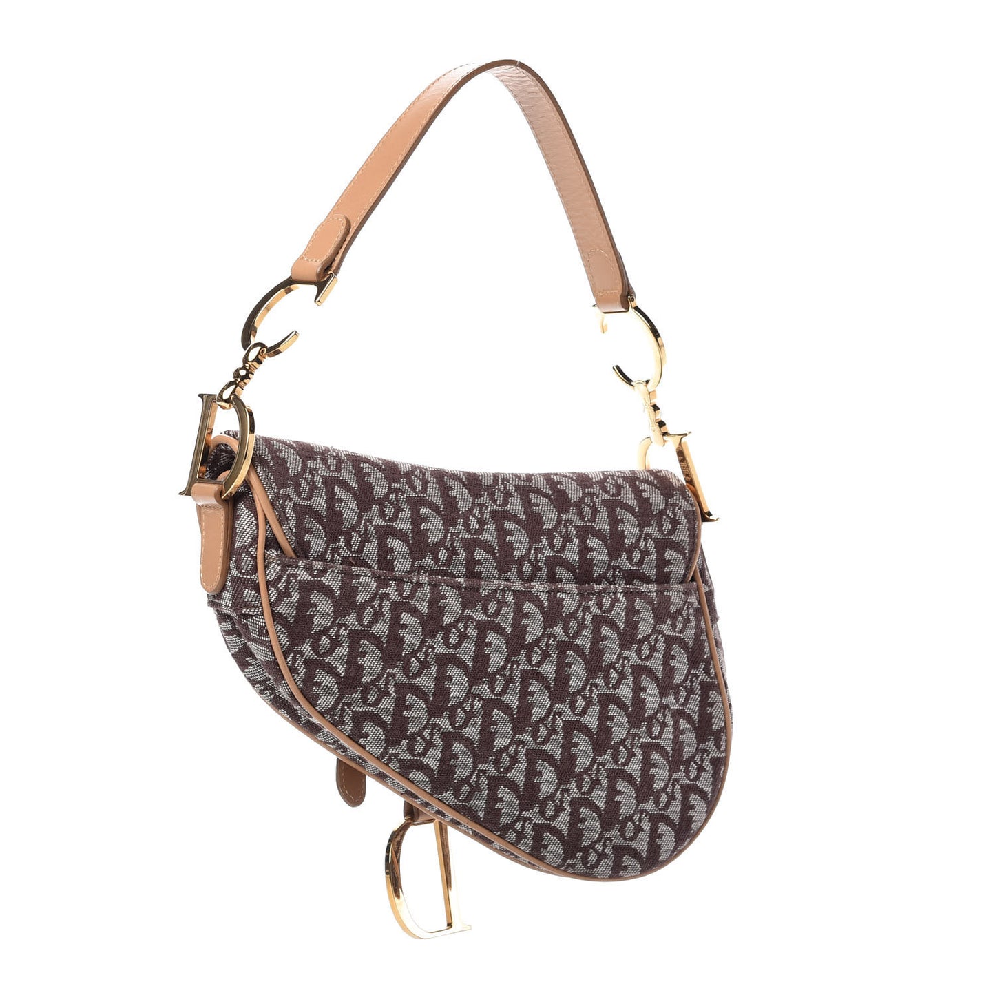Monogram Saddle Bag Brown