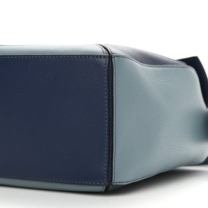 Loewe Calfskin Small Puzzle Bag Marine Stone Steel Blue 10 of 10