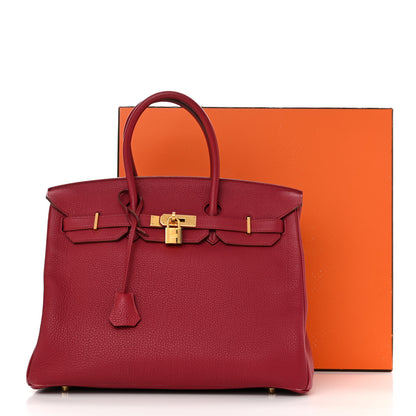 Hermes Togo Birkin 35 Rubis 13 of 13