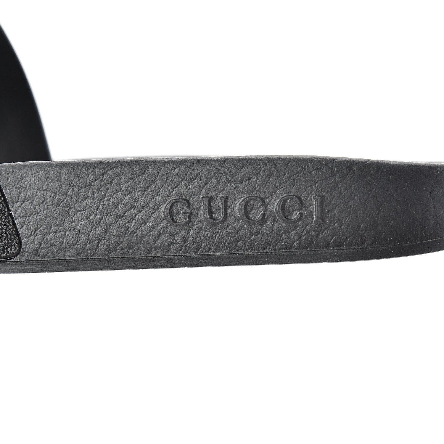 Gucci Rubber Web Mens Pool Slide Sandals 9 Black Mystic White Hibiscus Red Marine 7 of 7